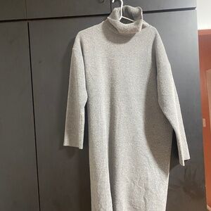 Women Zara sweater turtleneck size M grey
